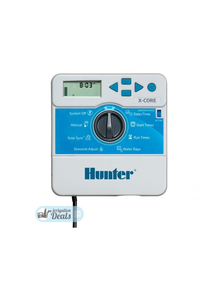 Hunter XCORE 6 Station Indoor Controller Mainline Irrigation