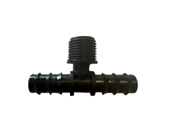 ZETA 16 mm x 1/2" Male Tee (Pack of 100)