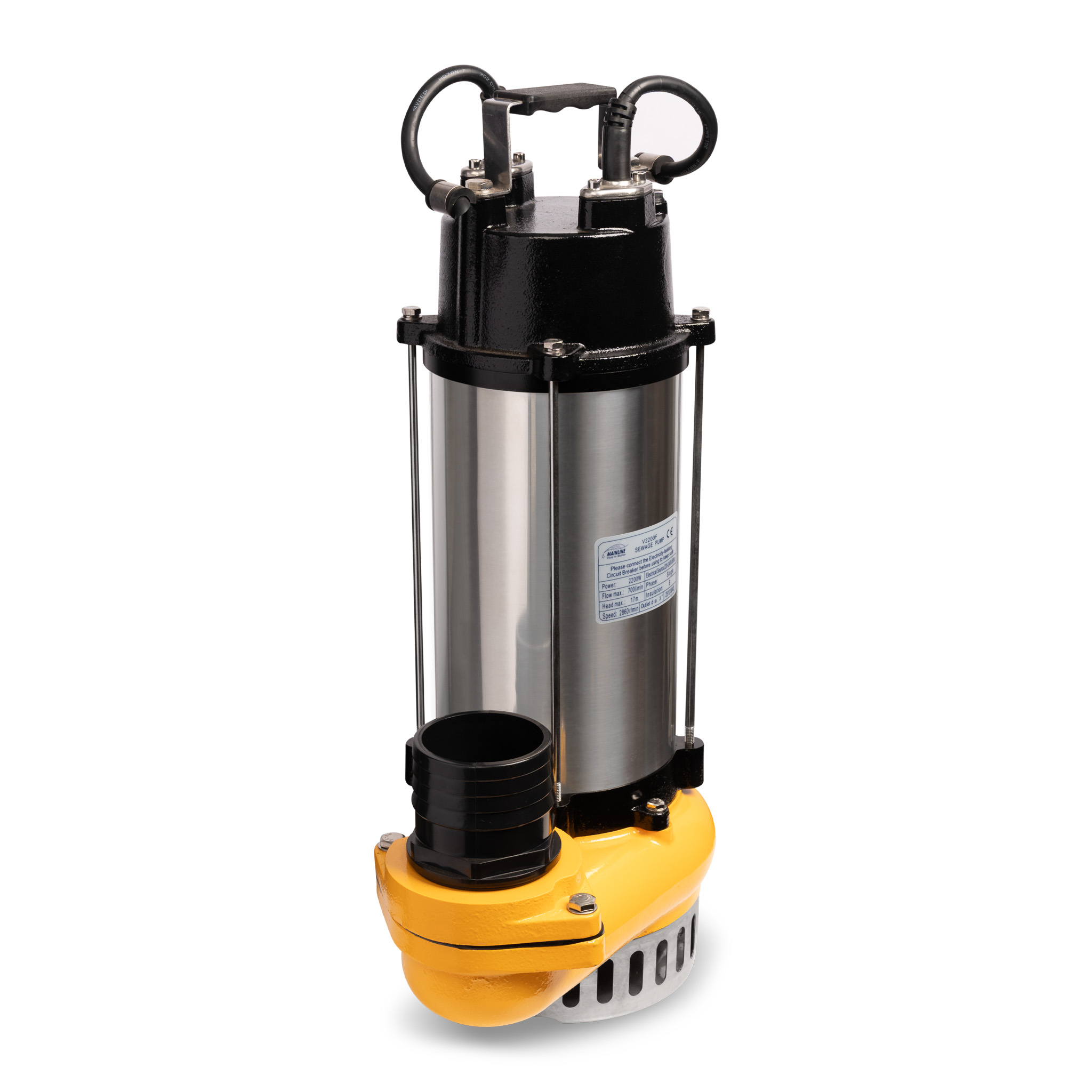 Mainline V2200 2.2kW Drainage Pump - Image 3